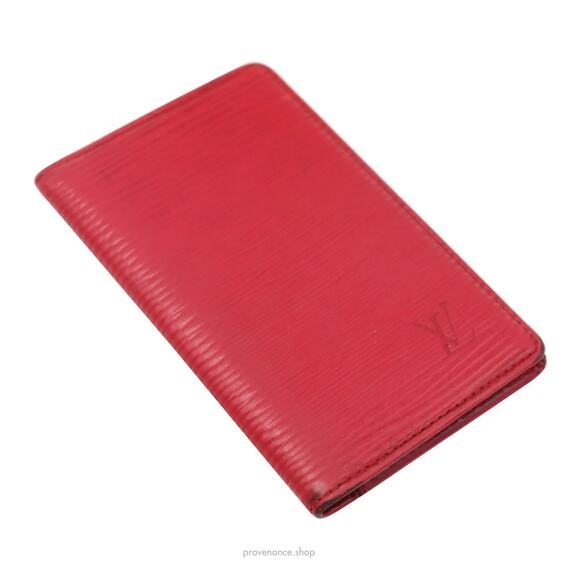 🔴 Louis Vuitton Pocket Organizer Wallet - Red Epi Leather - Picture 3 of 9